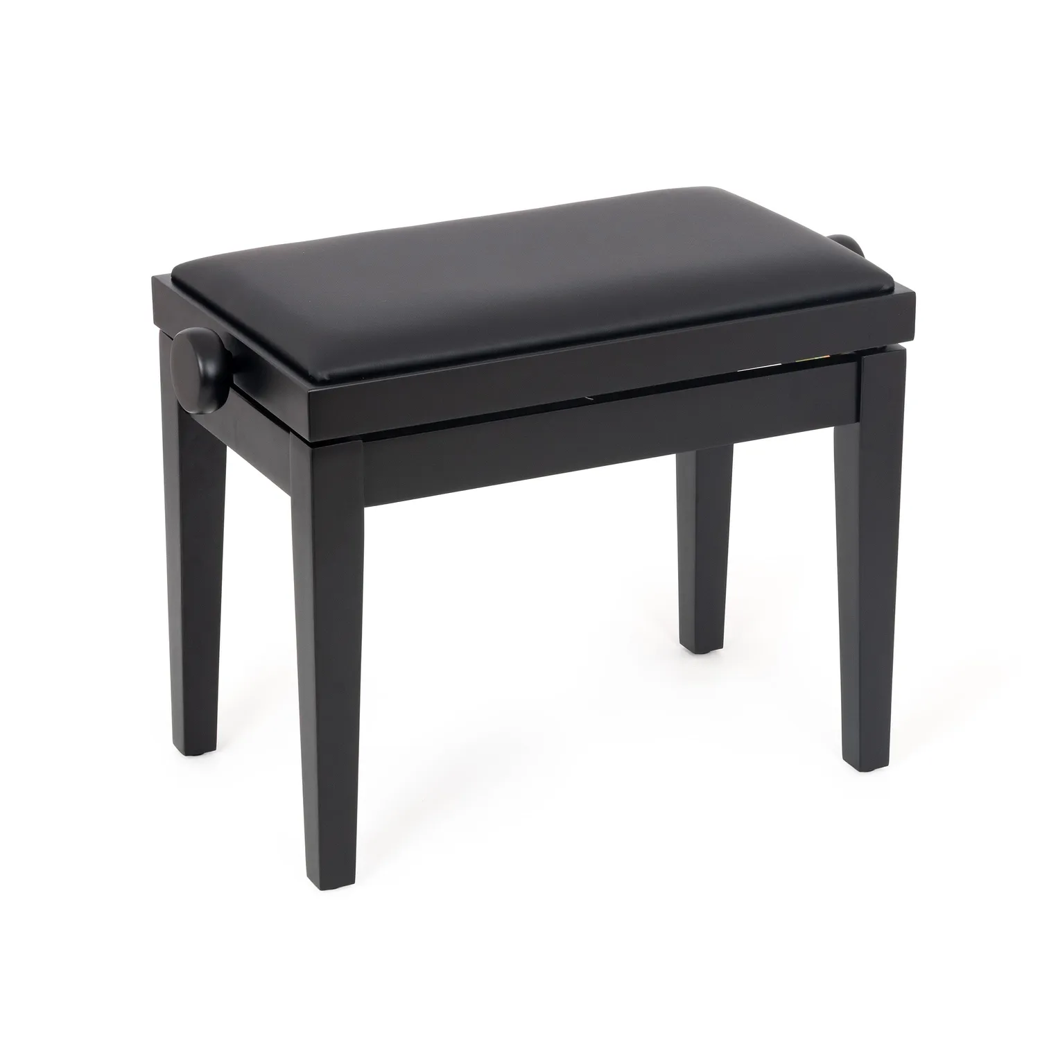 Musisca verstelbare pianokruk mahonie fluweel 46-56 cm