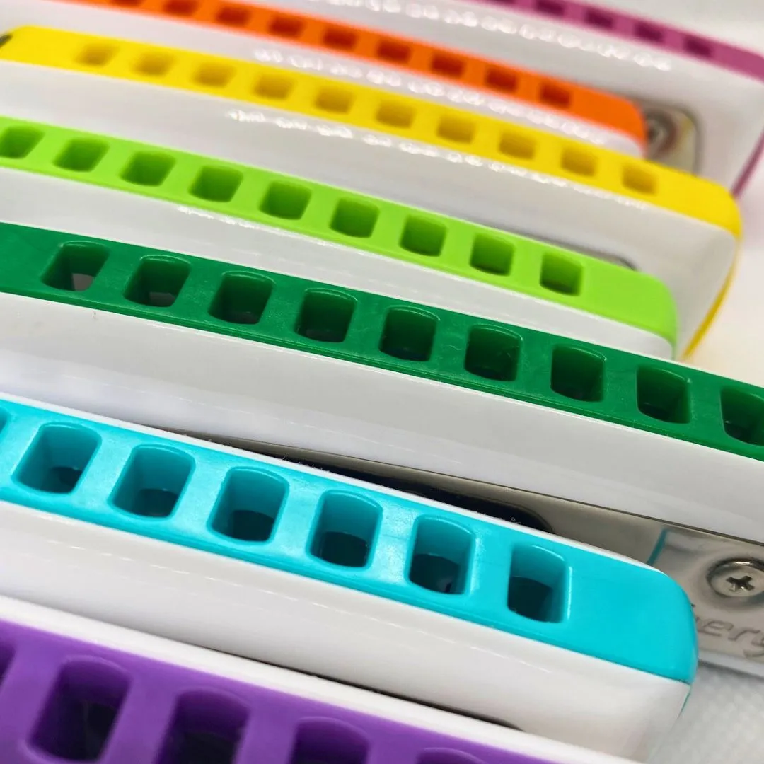 Yonberg Rainbow Vert Clair mondharmonica brons