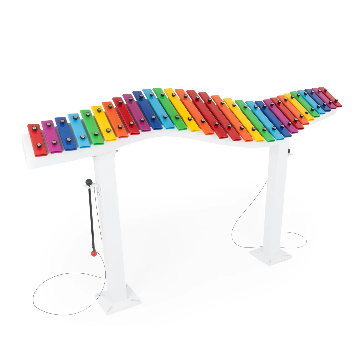 Percussion Plus Duo Wave 30 xylofoon buiten regenboog