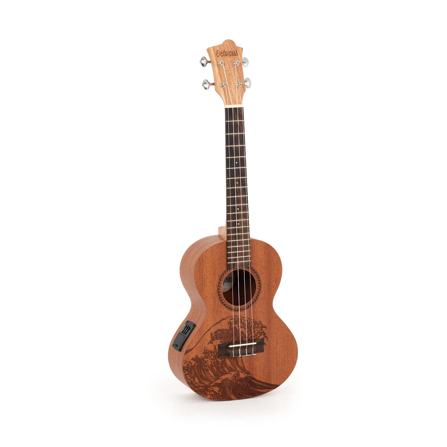 Octopus Rosette tenor ukelele elektro-akoestisch wave