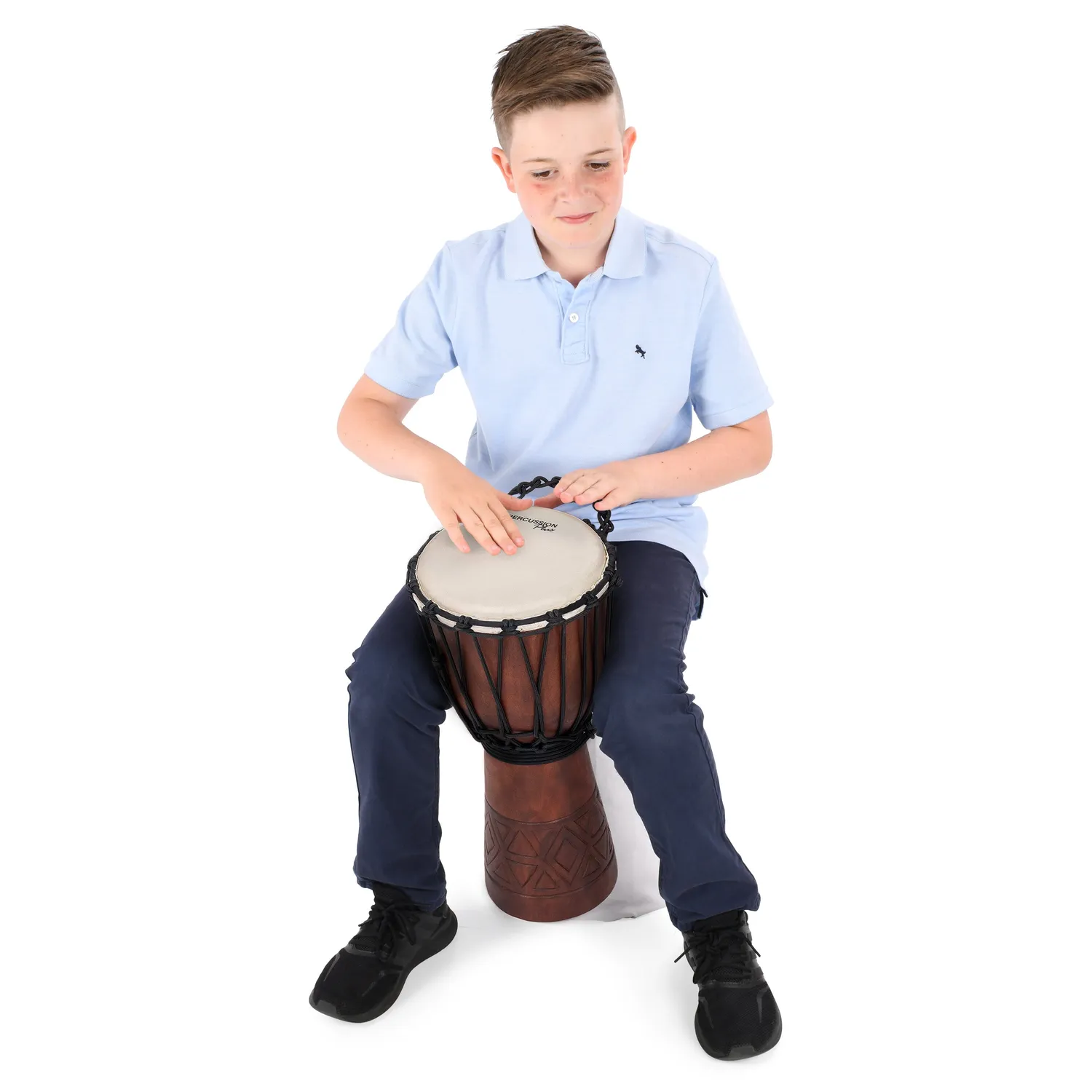 Percussion Plus Jammer djembe 10-pack touwgestemd geitenvel