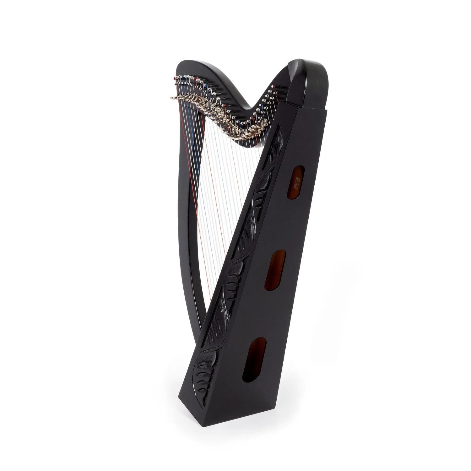 MMX Celtic harp zwart 29 snaren nylon met tas