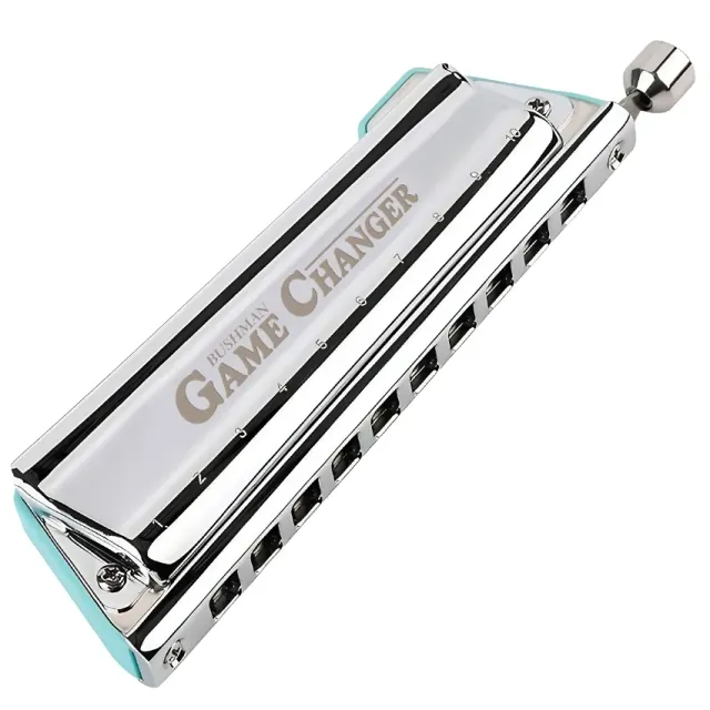 Bushman Blues Game Changer mondharmonica met schuif