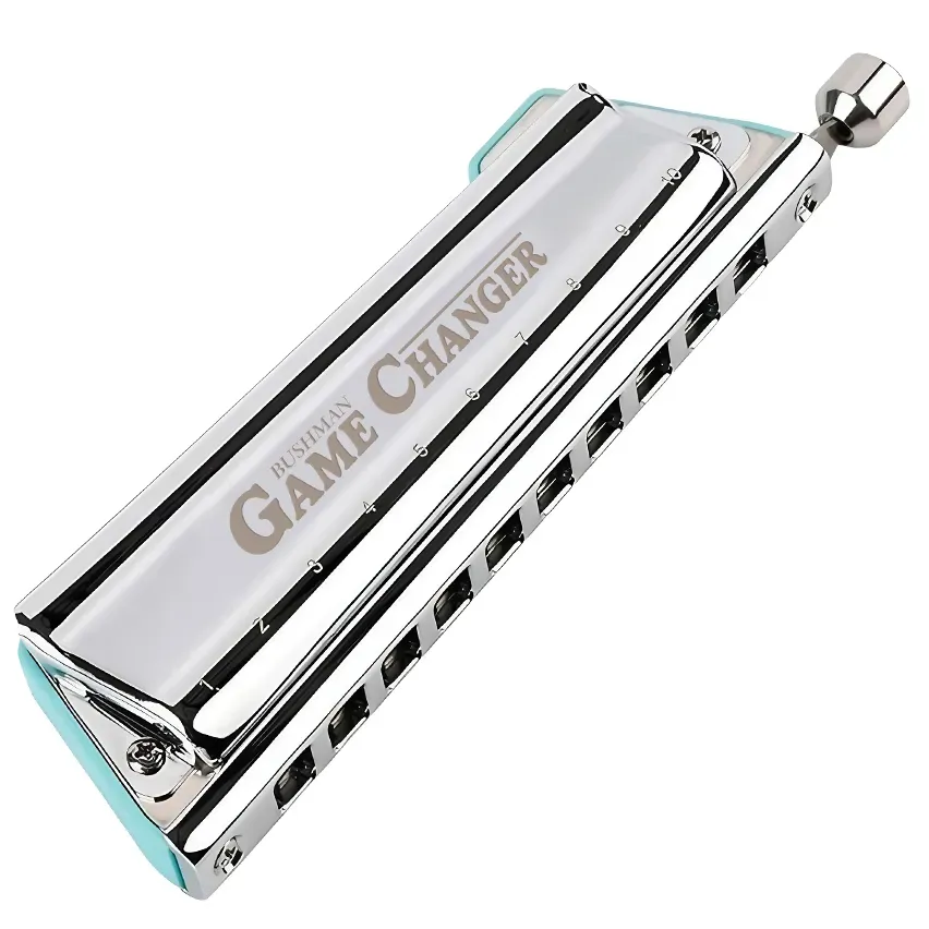 Bushman Blues Game Changer mondharmonica met schuif