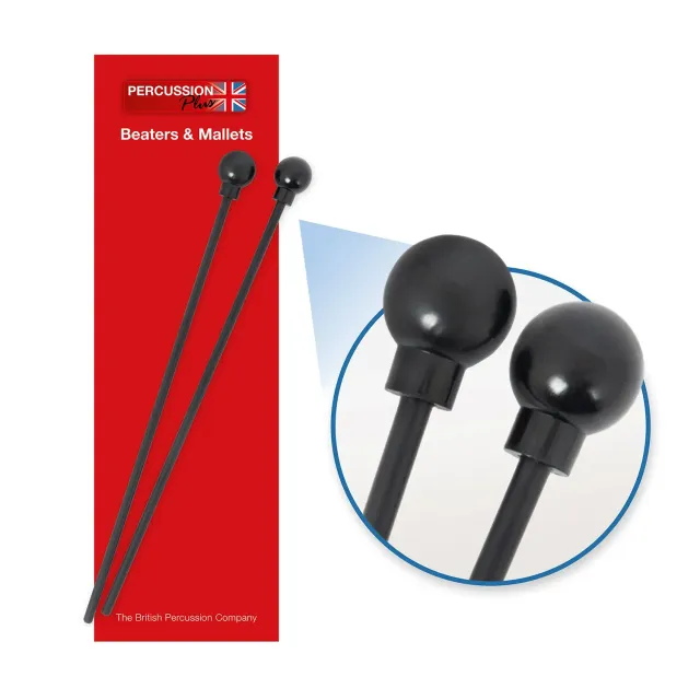Percussion Plus PP068 kloppers rubber medium-hard 2 stuks