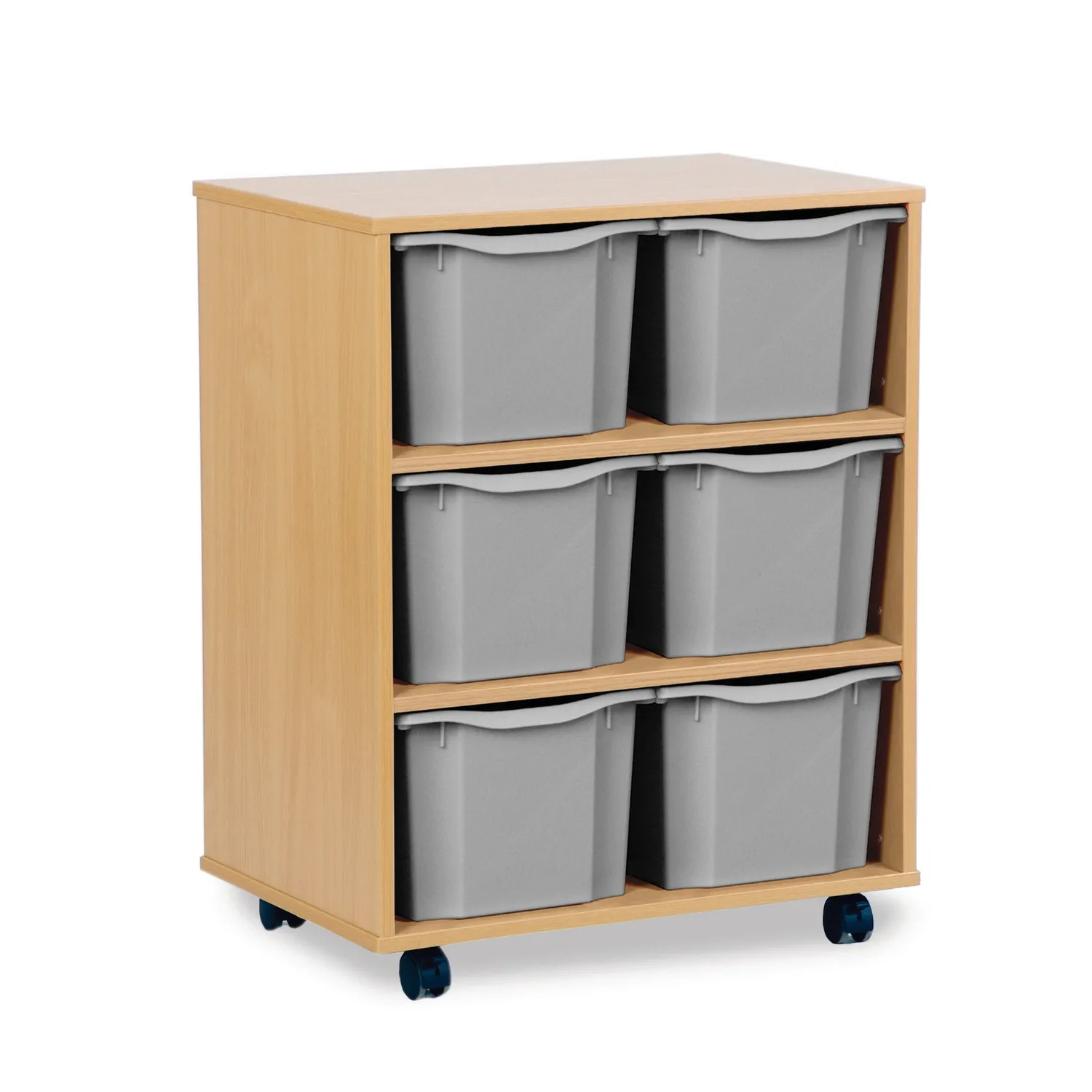 Chamberlain Music Monarch 6 opbergkast triple tray blauw