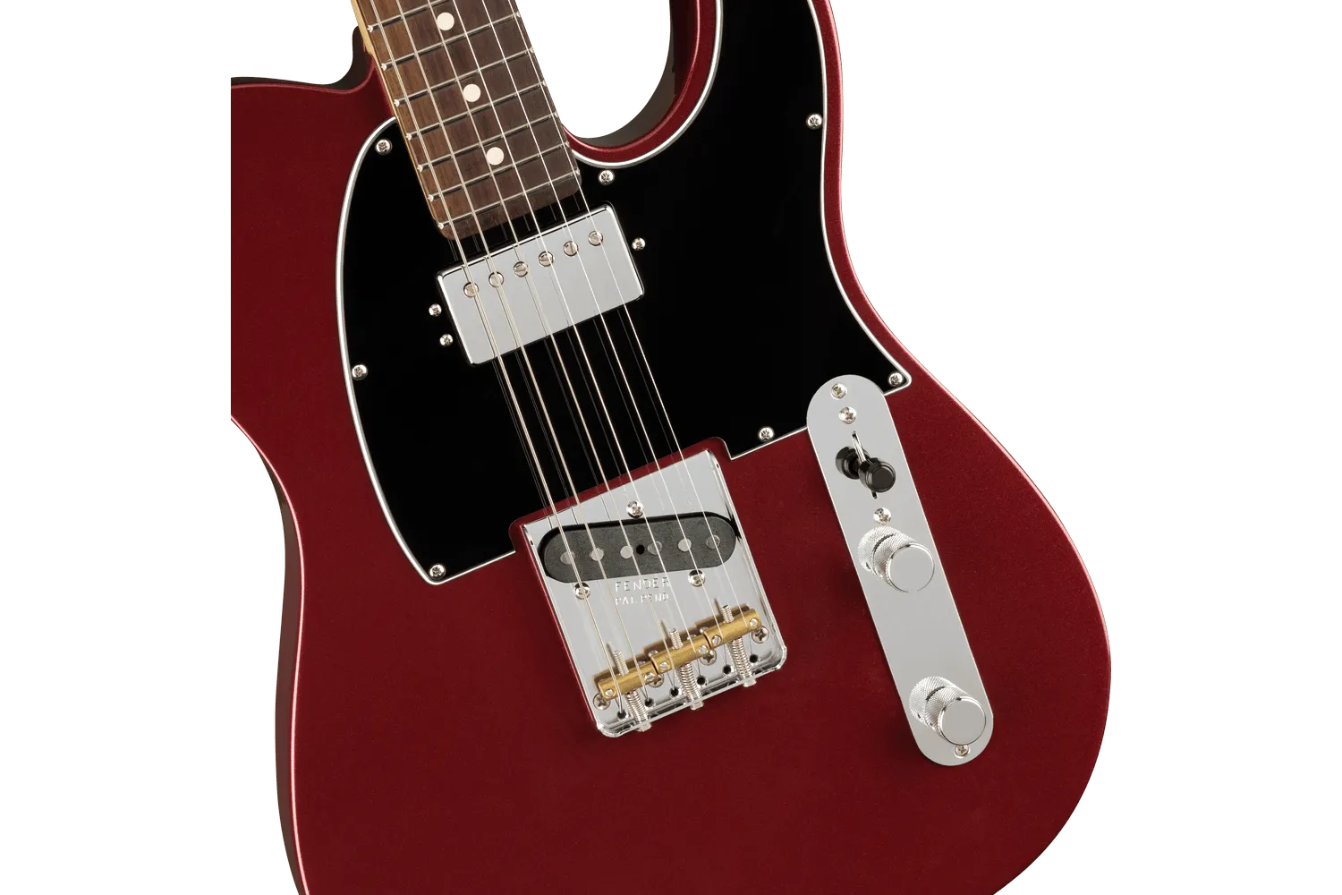 Fender American Performer Telecaster Hum elektrische gitaar Aubergine