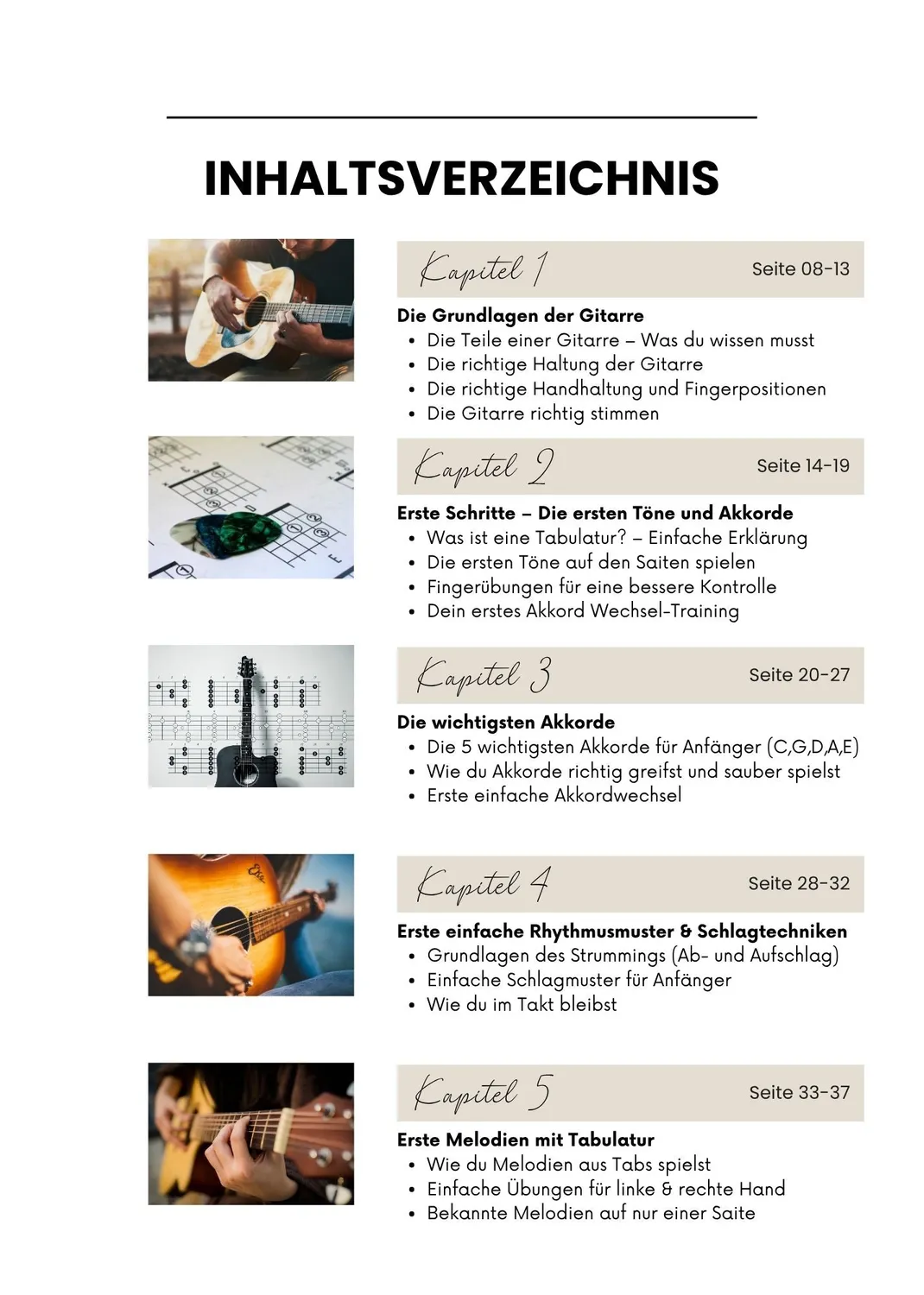 Plaschke Guitar 101 gitaarboek zonder noten