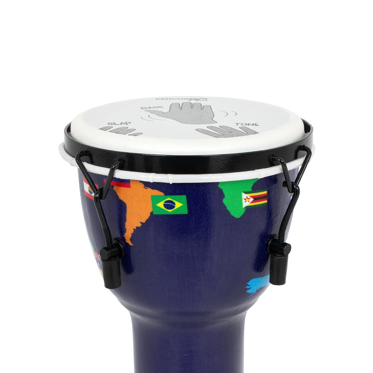 Percussion Plus World Slap djembe mechanisch gestemd 10 inch