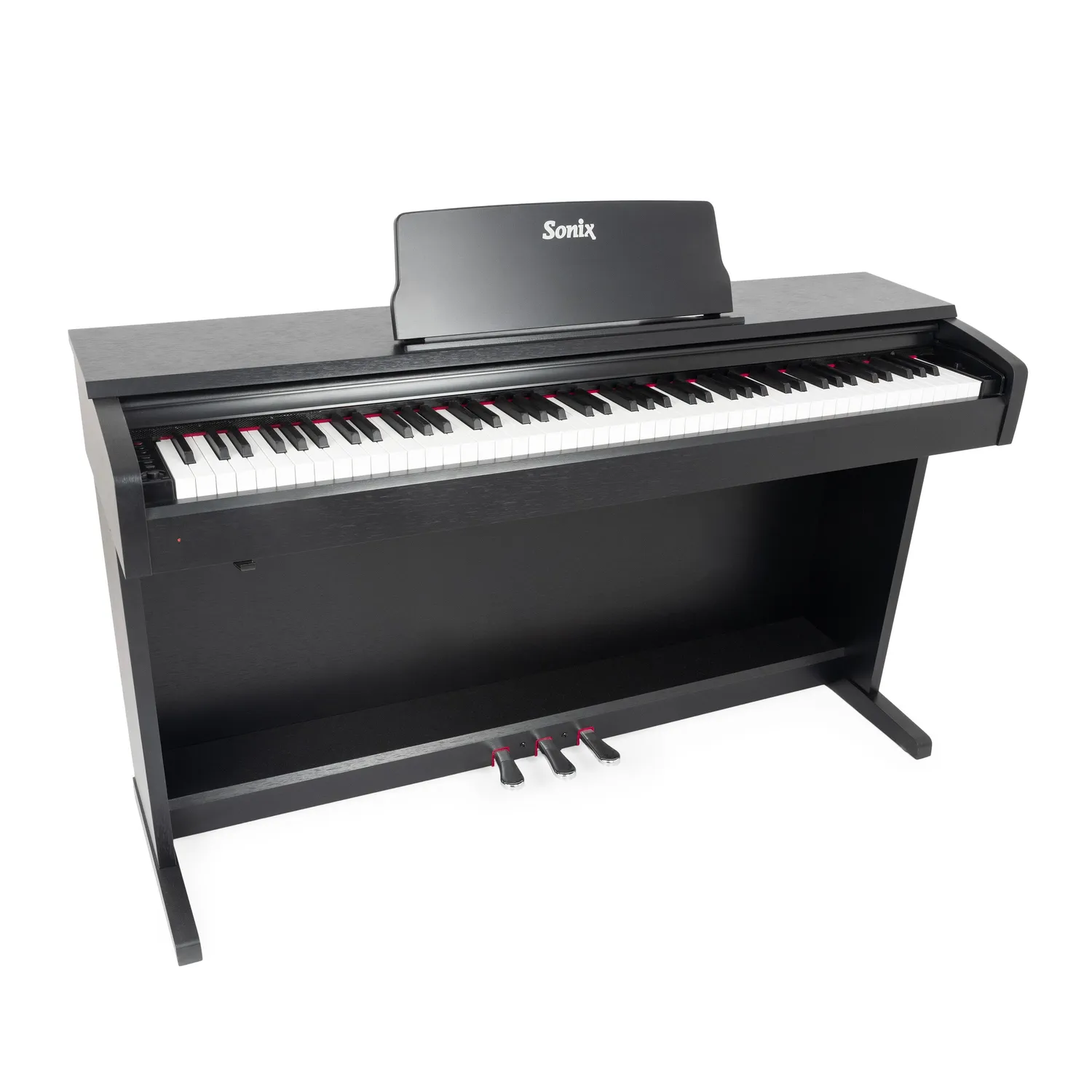 Sonix SXP9 digitale piano zwart met pianokruk