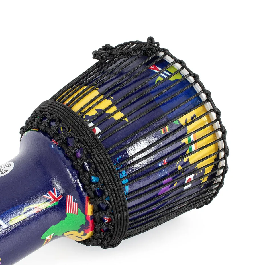 Percussion Plus World Slap djembe 12-pack touwgestemd