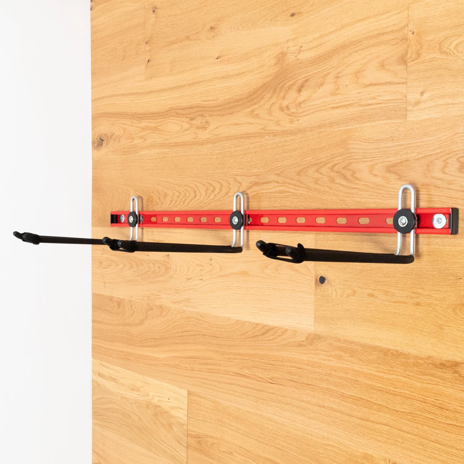 Ukelele wandrek zwart 15-vaks 1 m met 3 haken