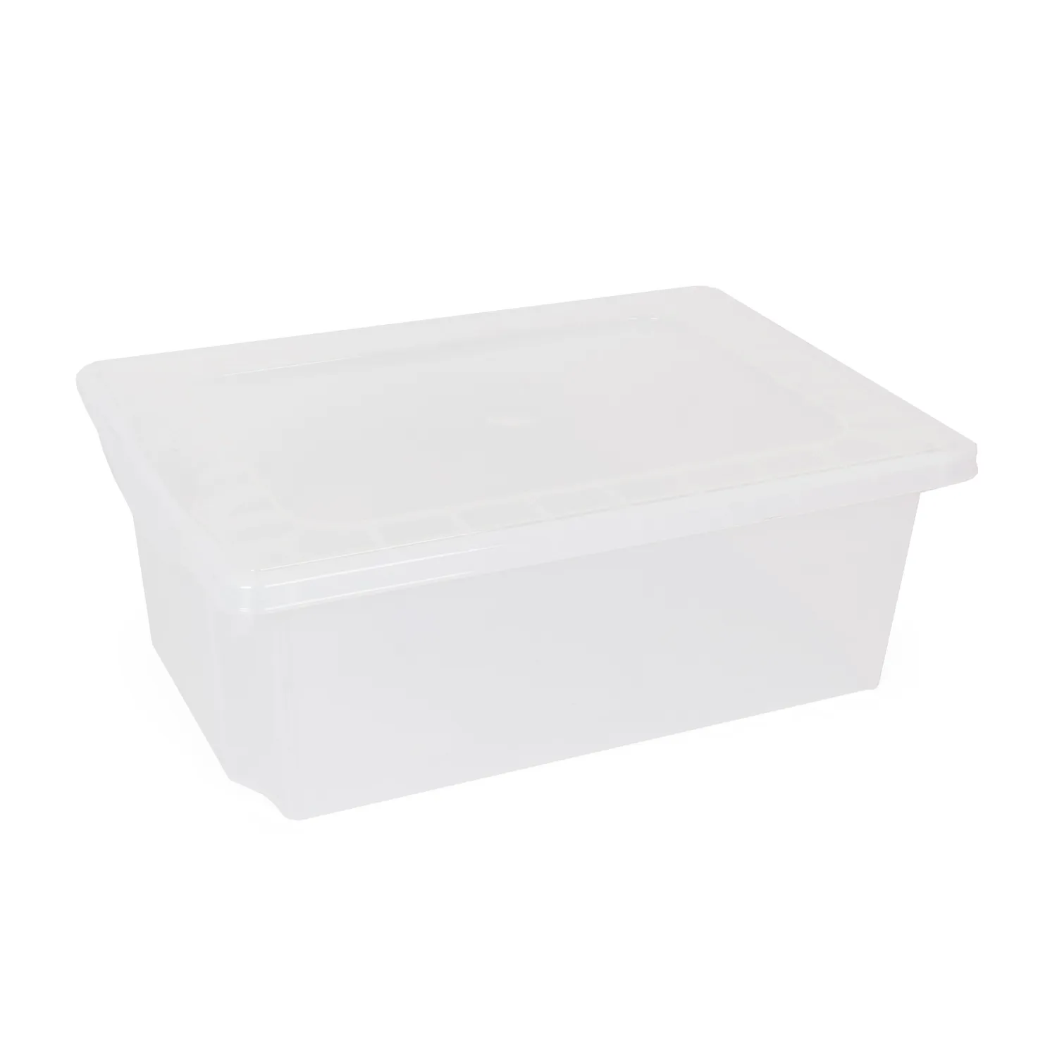 Monarch Double opbergbak transparant 20 liter extra sterk