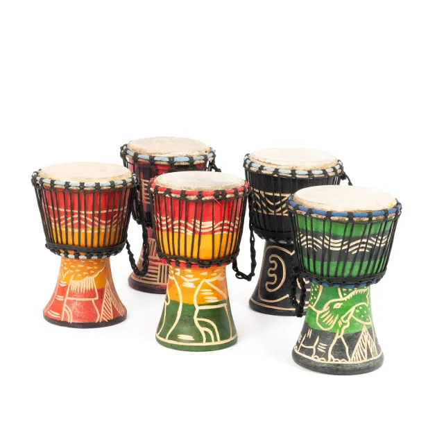 Percussion Plus Honestly Made mini djembe 5 inch ceder
