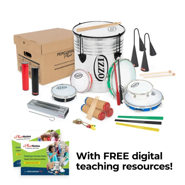 Percussion Plus PlusNotes desktop samba set 15 spelers