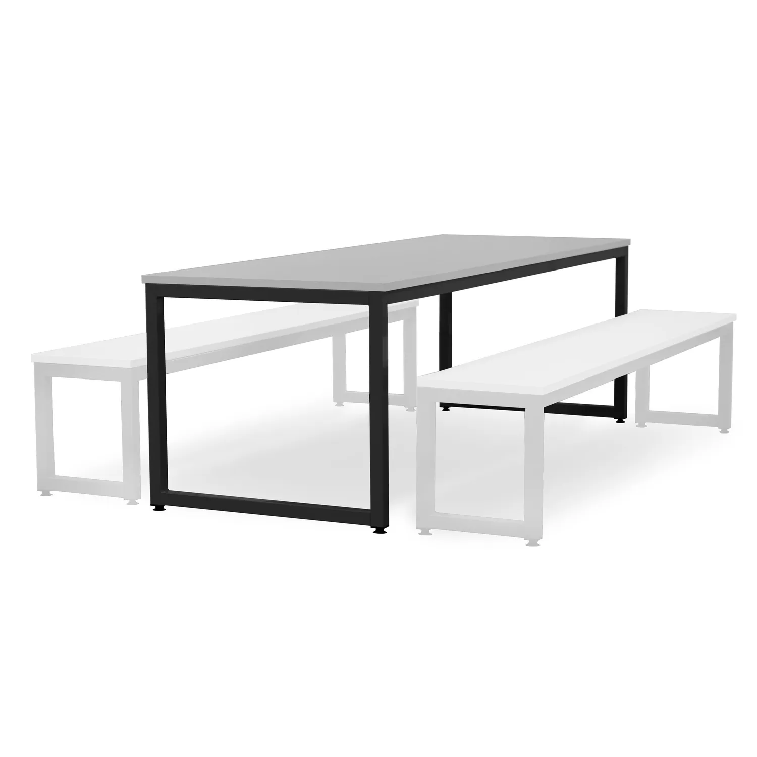 Monarch Eettafel Donkergrijs School 25 mm