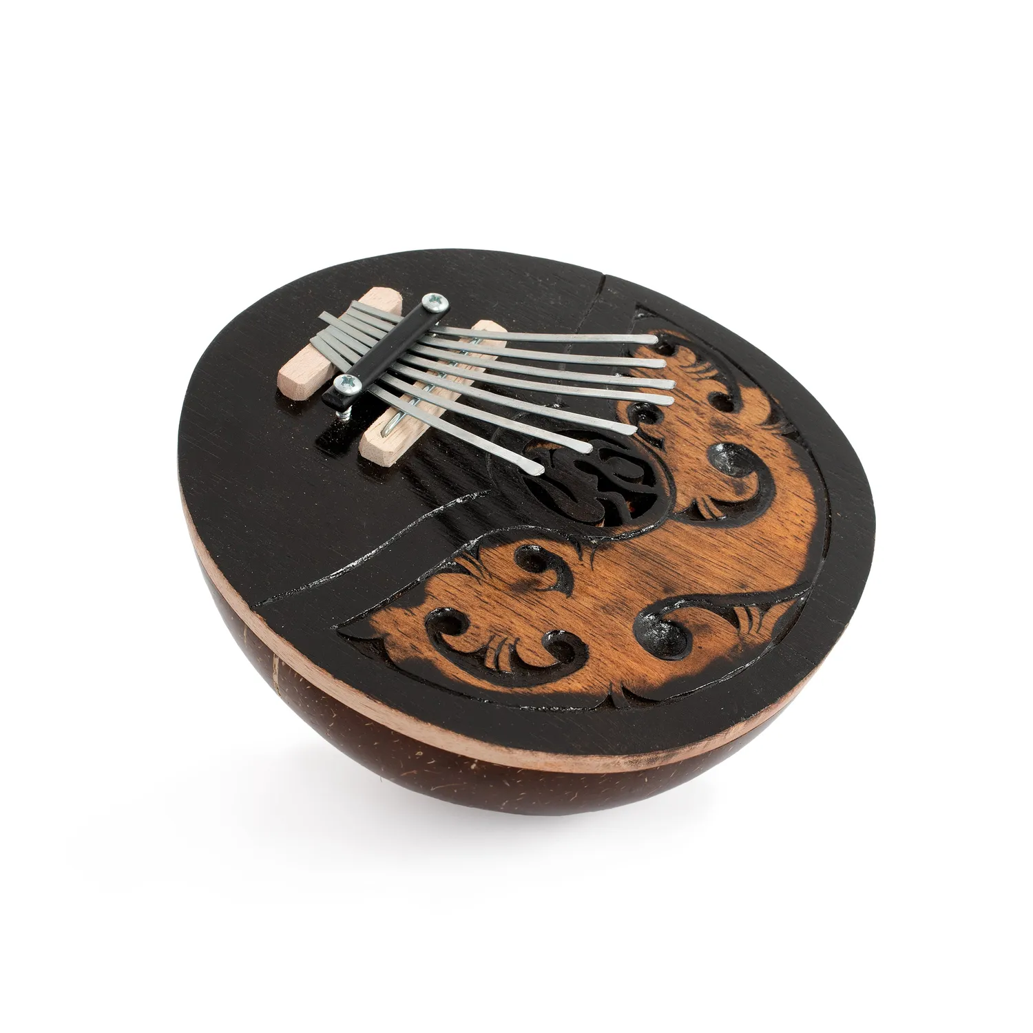 Percussion Plus Honestly Made kalimba kokosnoot 7 tonen