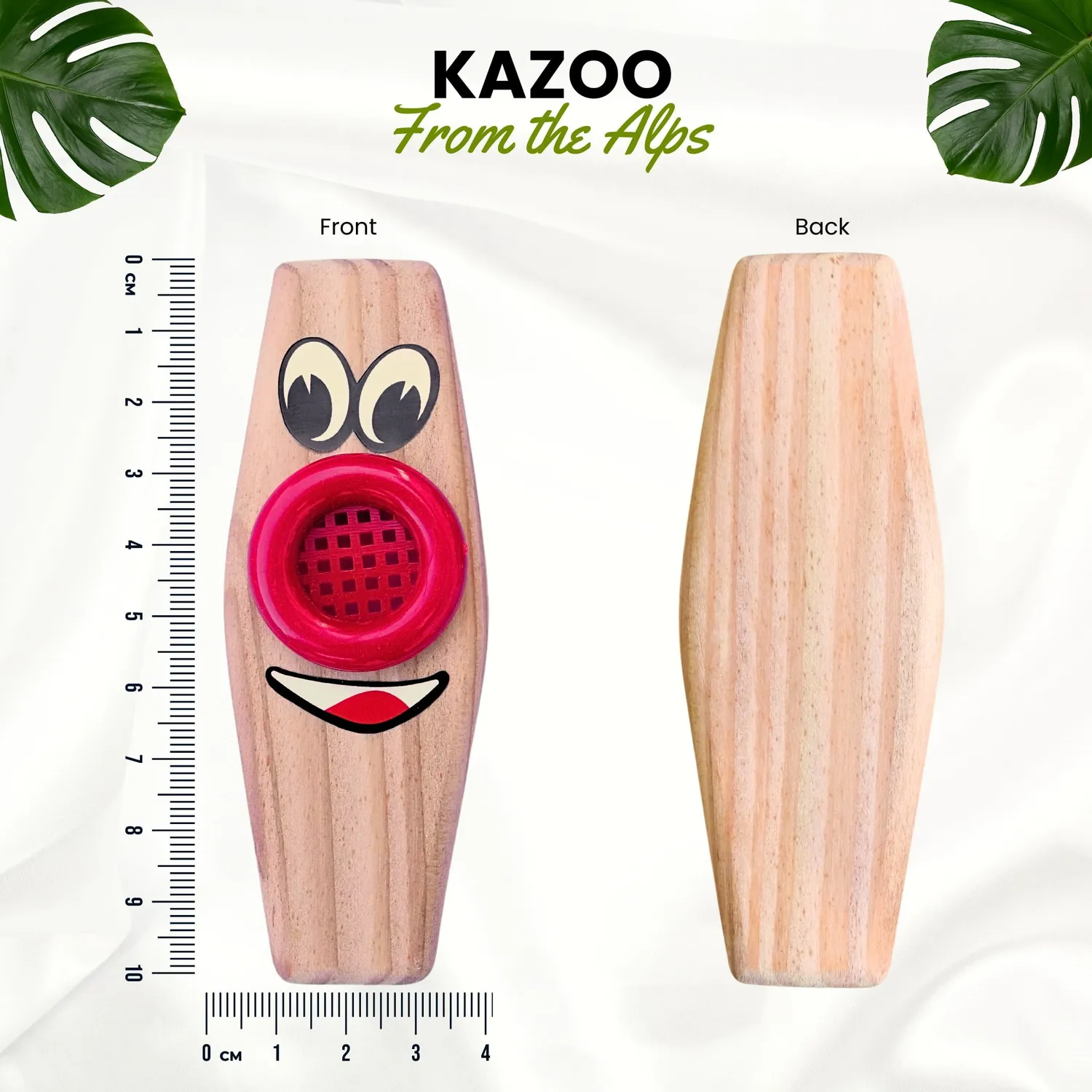 Plaschke Alpine kazoo larikshout rood uniek stuk