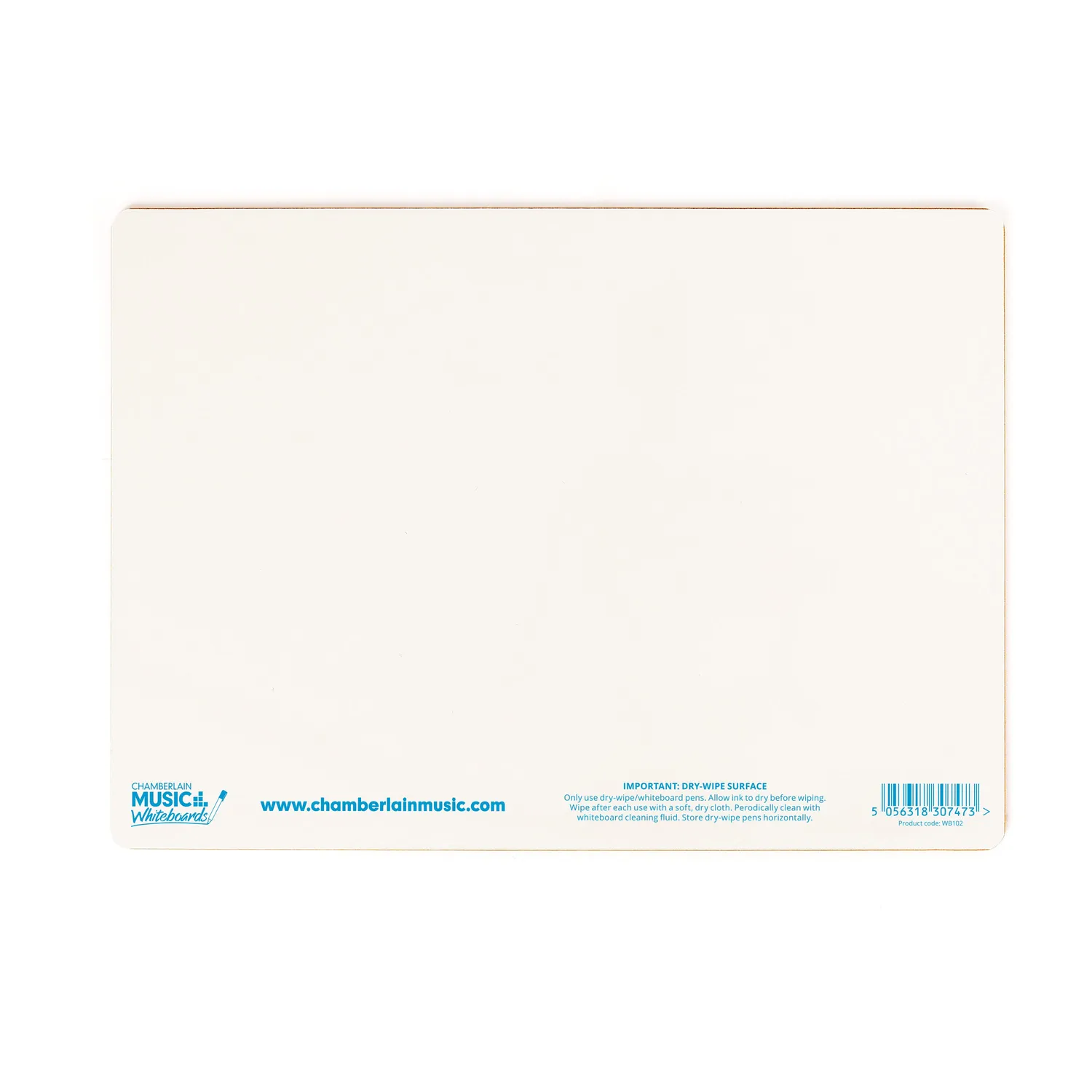 Chamberlain Music WB102 whiteboard A4 dubbelzijdig