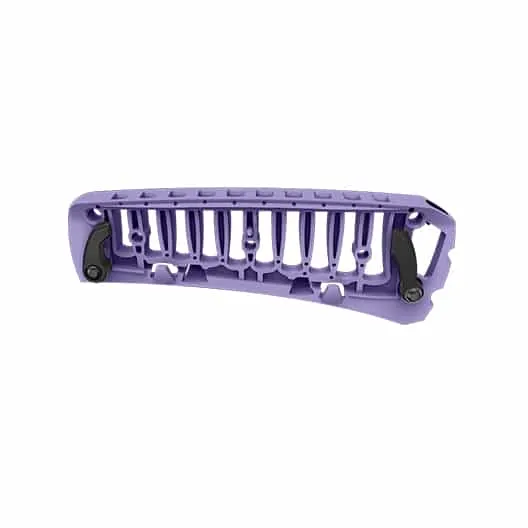 Yonberg mondharmonica kam gekleurd met draaiarmen