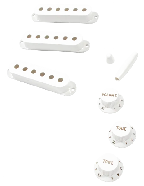 Fender Pure Vintage 50s Stratocaster accessoireset eggshell