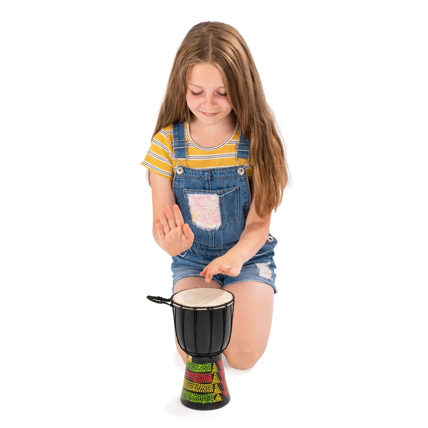 Percussion Workshop Kente djembe 7 inch touwgestemd