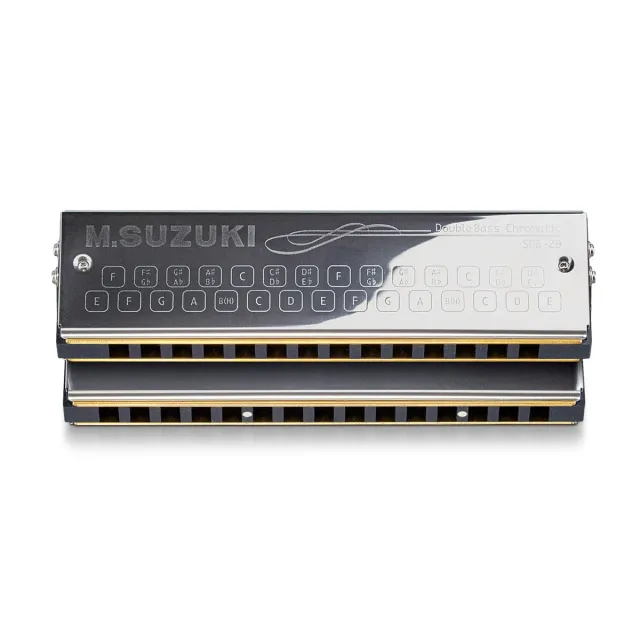 Suzuki SDB-29 bas mondharmonica 29-gaats chromatisch