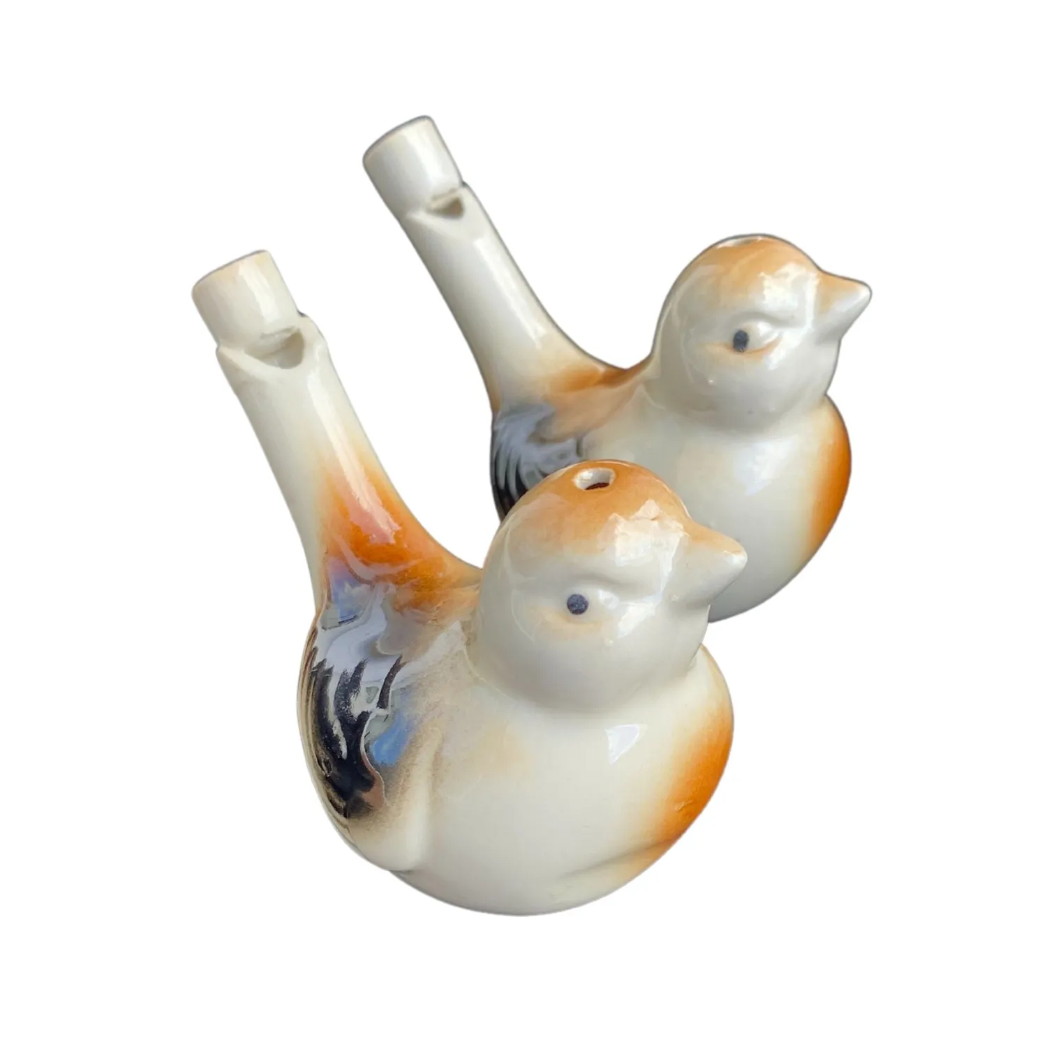 Plaschke Waterbird vogelfluitje terracotta naturel
