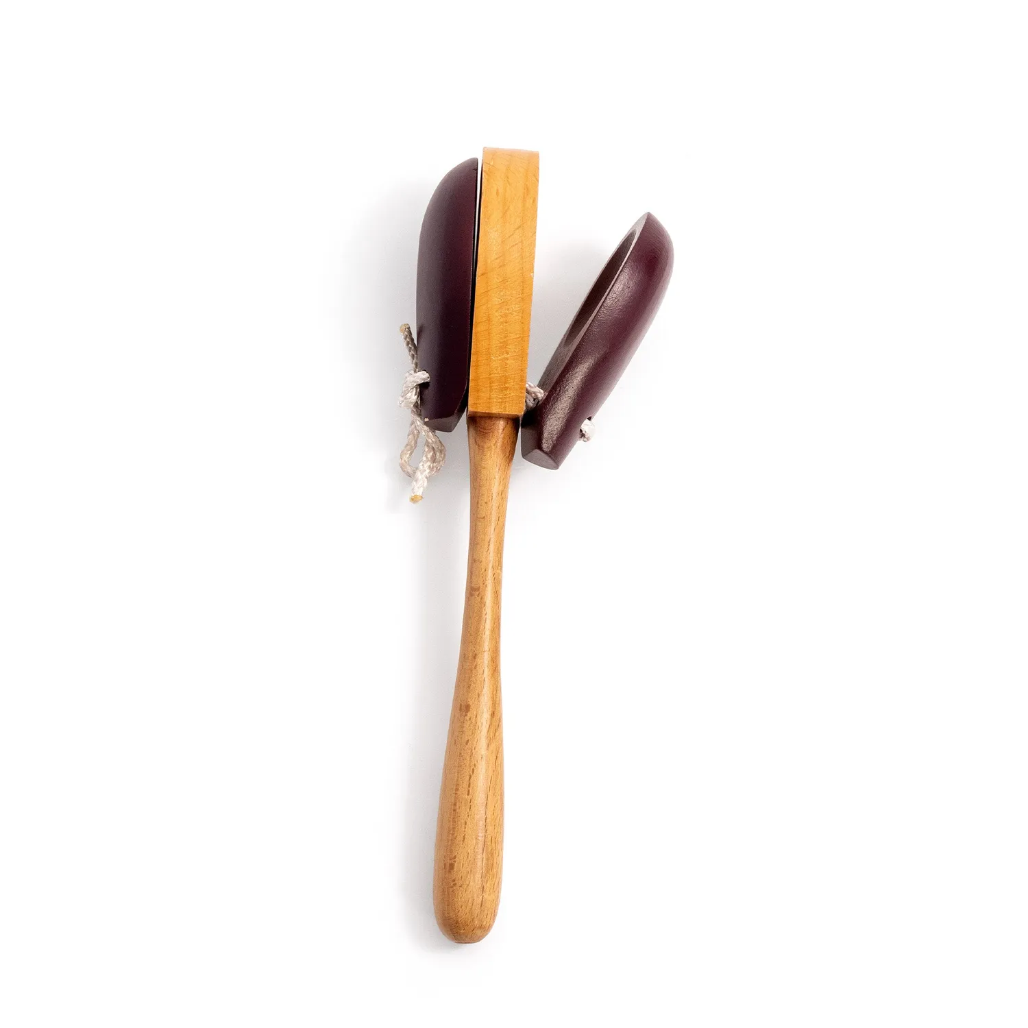 Percussion Plus castagnetten met steel houten uitvoering