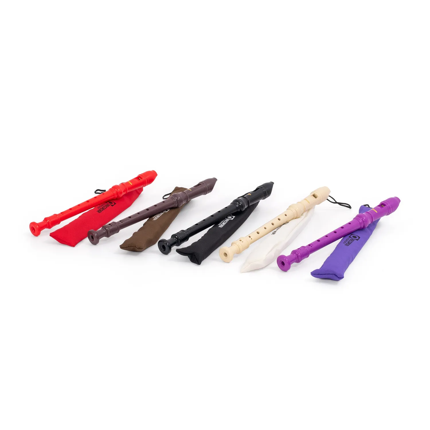 Recorder Workshop 301 sopraanblokfluit set 5 stuks kleur