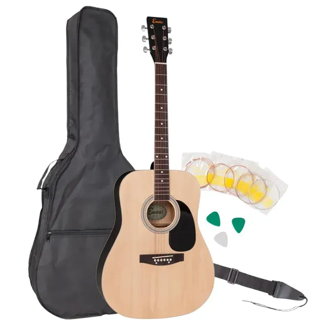Encore dreadnought akoestische gitaar set full size beginners