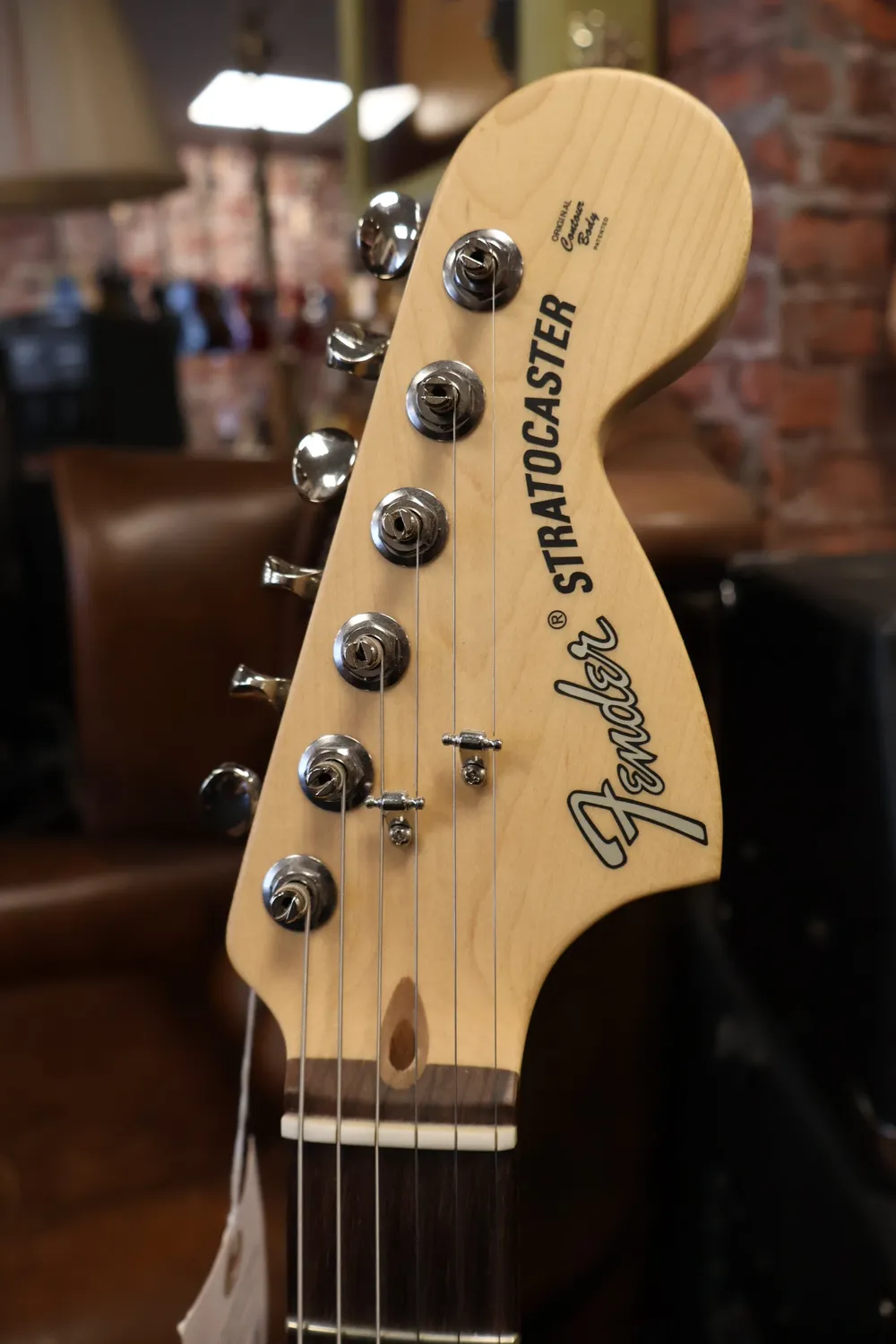 Fender American Performer Stratocaster elektrische gitaar Honey Burst