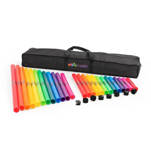 Wak-a-Tubes classroom pack 25 spelers 2 octaven met tas