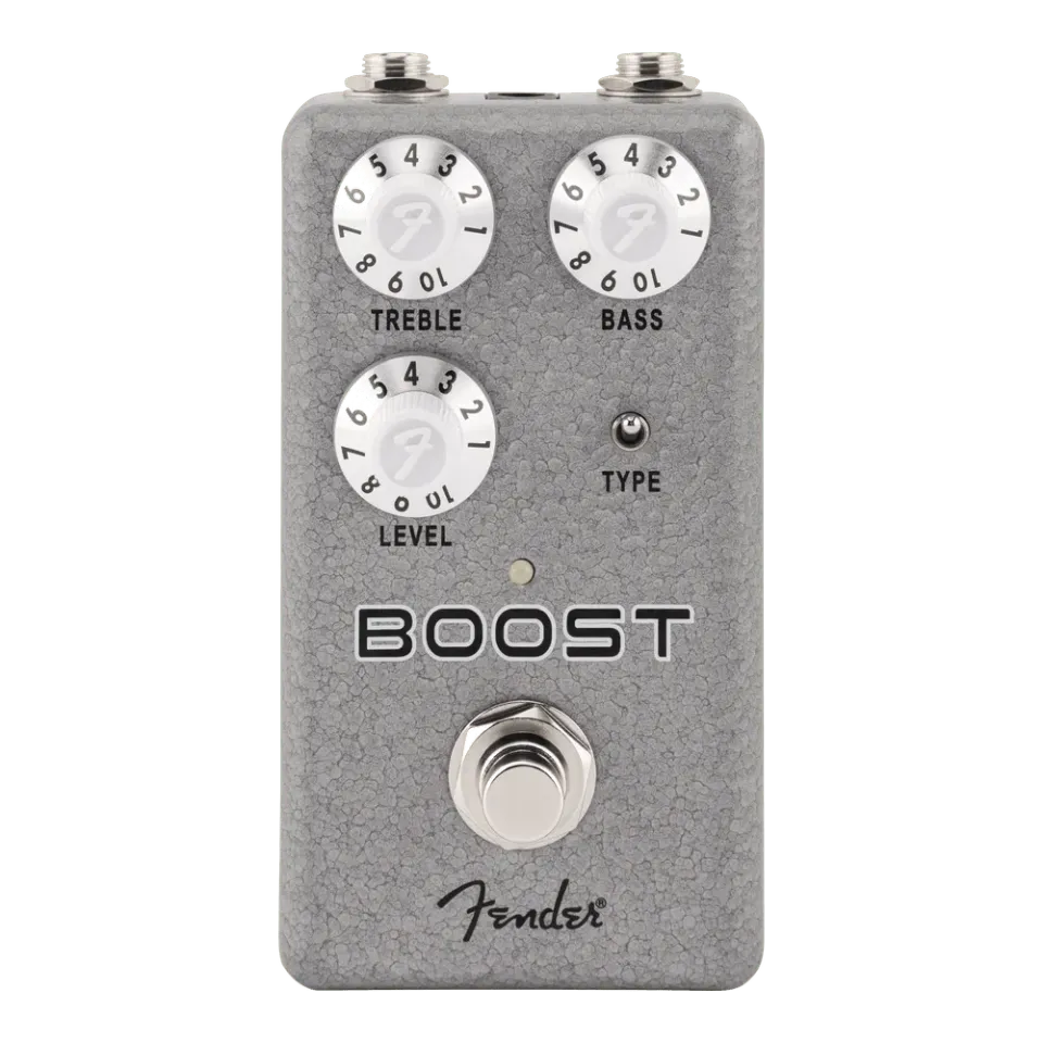 Fender Hammertone Boost effectpedaal gitaar transparant