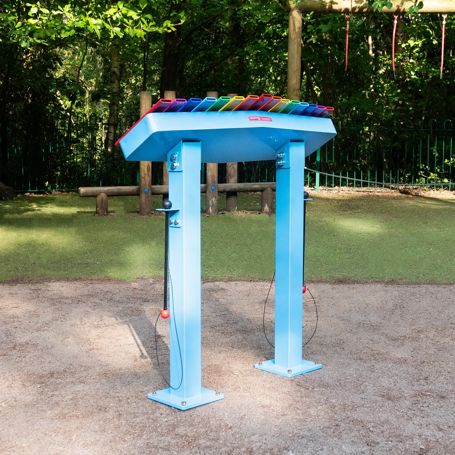 Percussion Plus 15-note duo rainbow xylofoon buiten 15 tonen