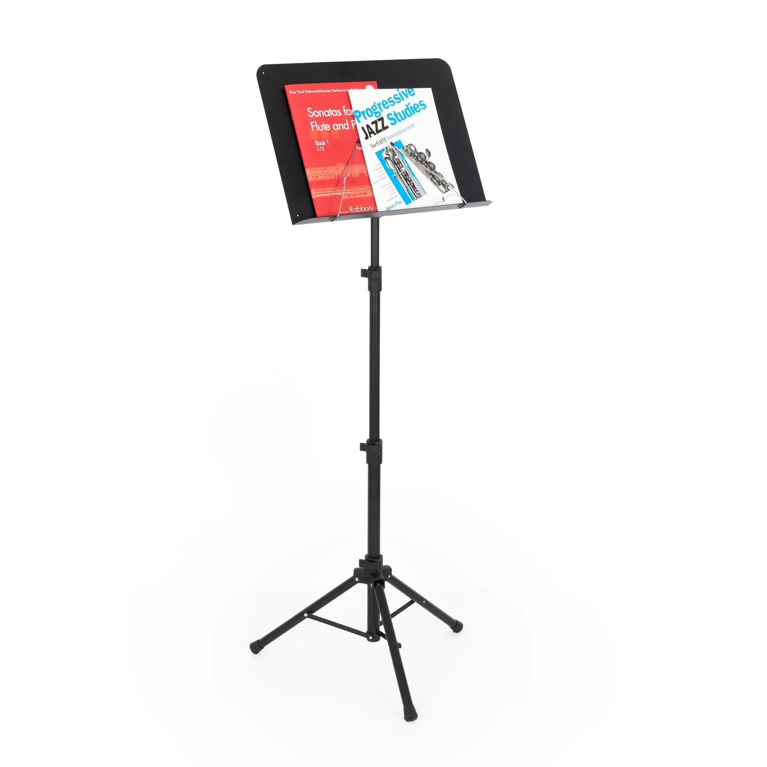 Musisca Orchestral muziekstandaard staal 165 cm inklapbaar