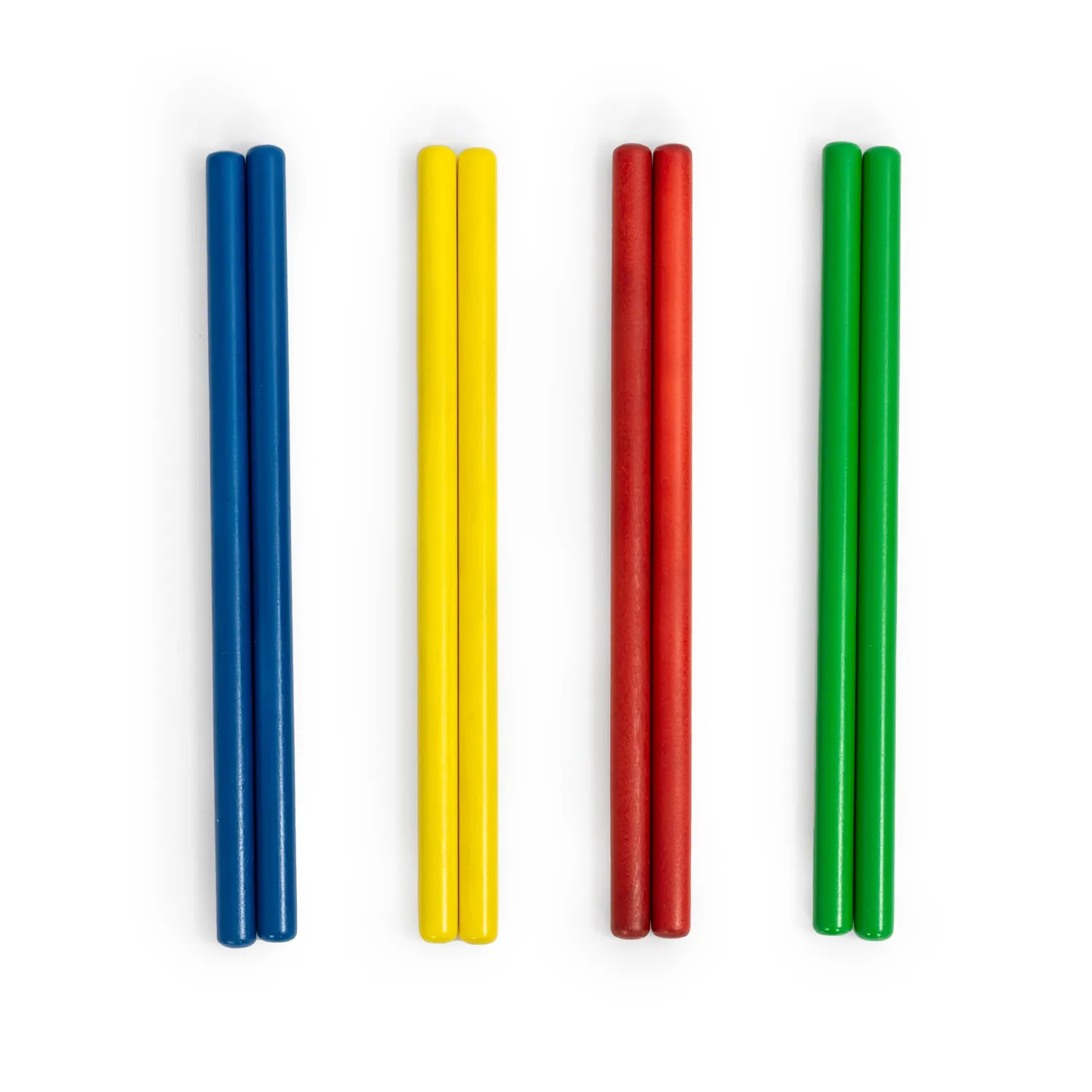 Percussion Plus PP3065 ritmestokken 12 paar gekleurd hout
