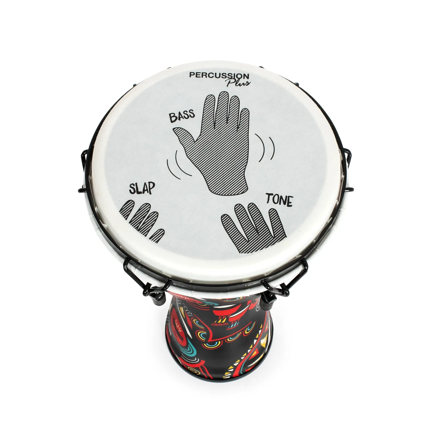 Percussion Plus Carnival Slap djembe 10 inch mechanisch gestemd