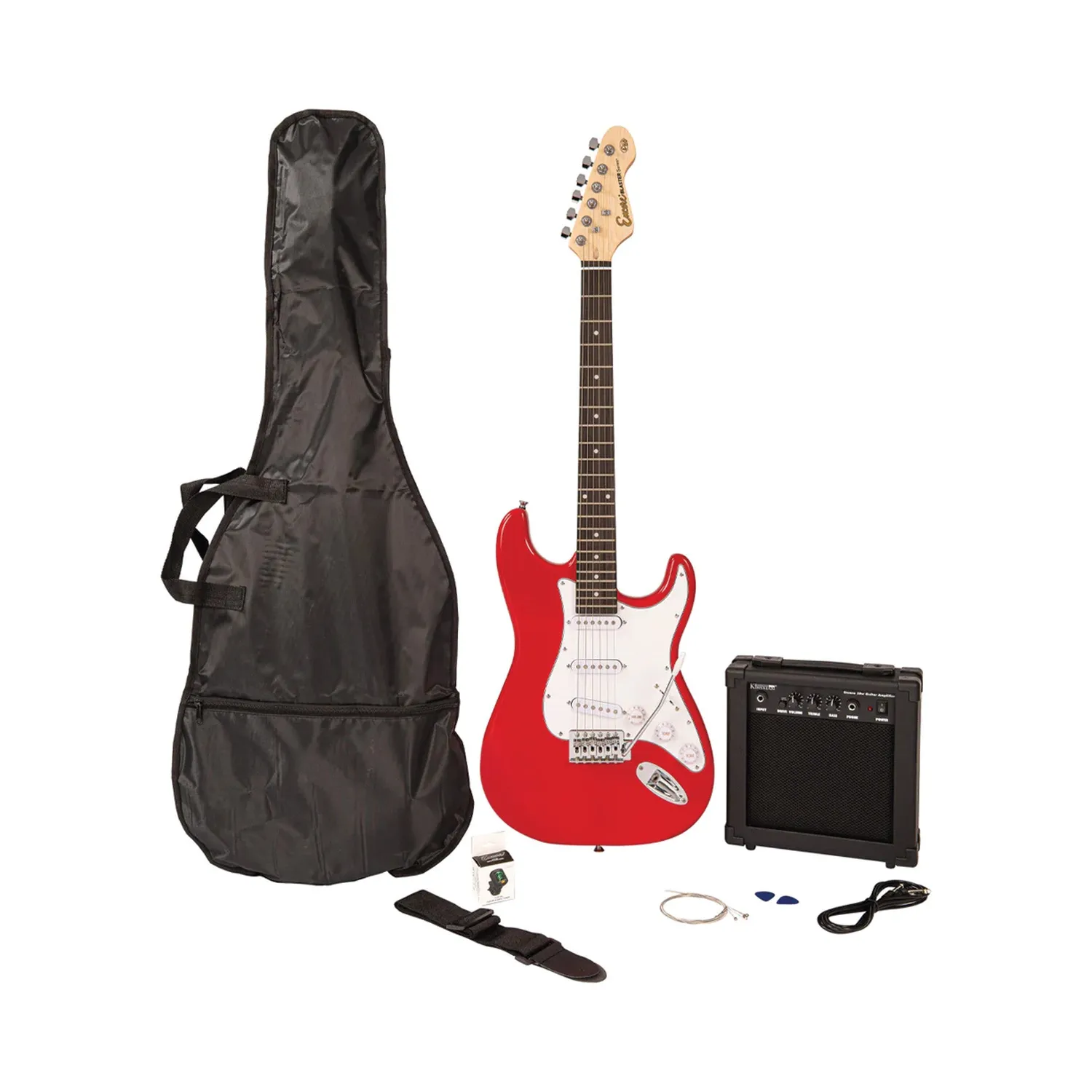 Encore Blaster E60 elektrische gitaarset zwart