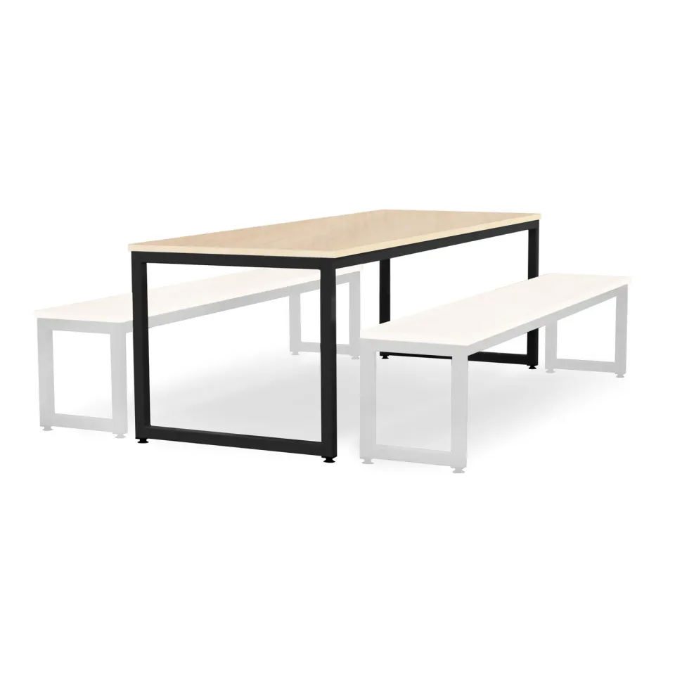 Monarch eettafel esdoorn blad kantine school