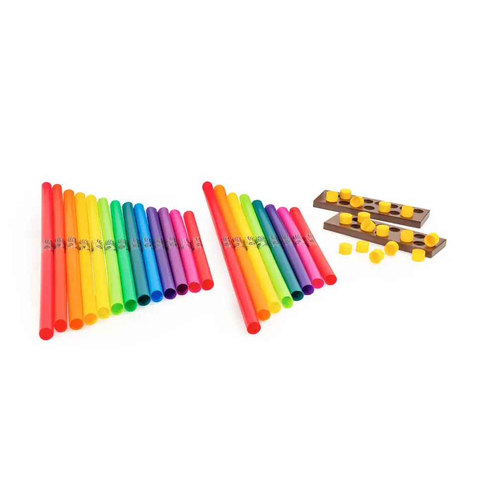 Percussion Plus Wak-a-Tubes 21 Spelers Basklas Set Zonder Tas