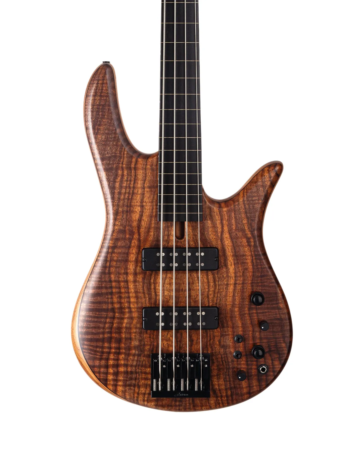 Fodera Monarch 4 Standard fretless aanbetaling 4-snarig