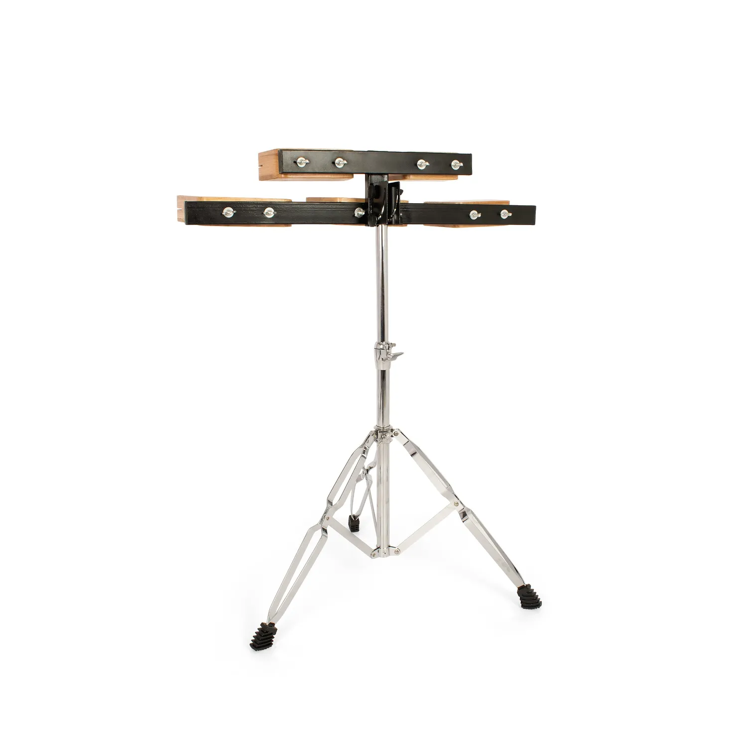 Percussion Plus temple blocks 5 blokken met statief
