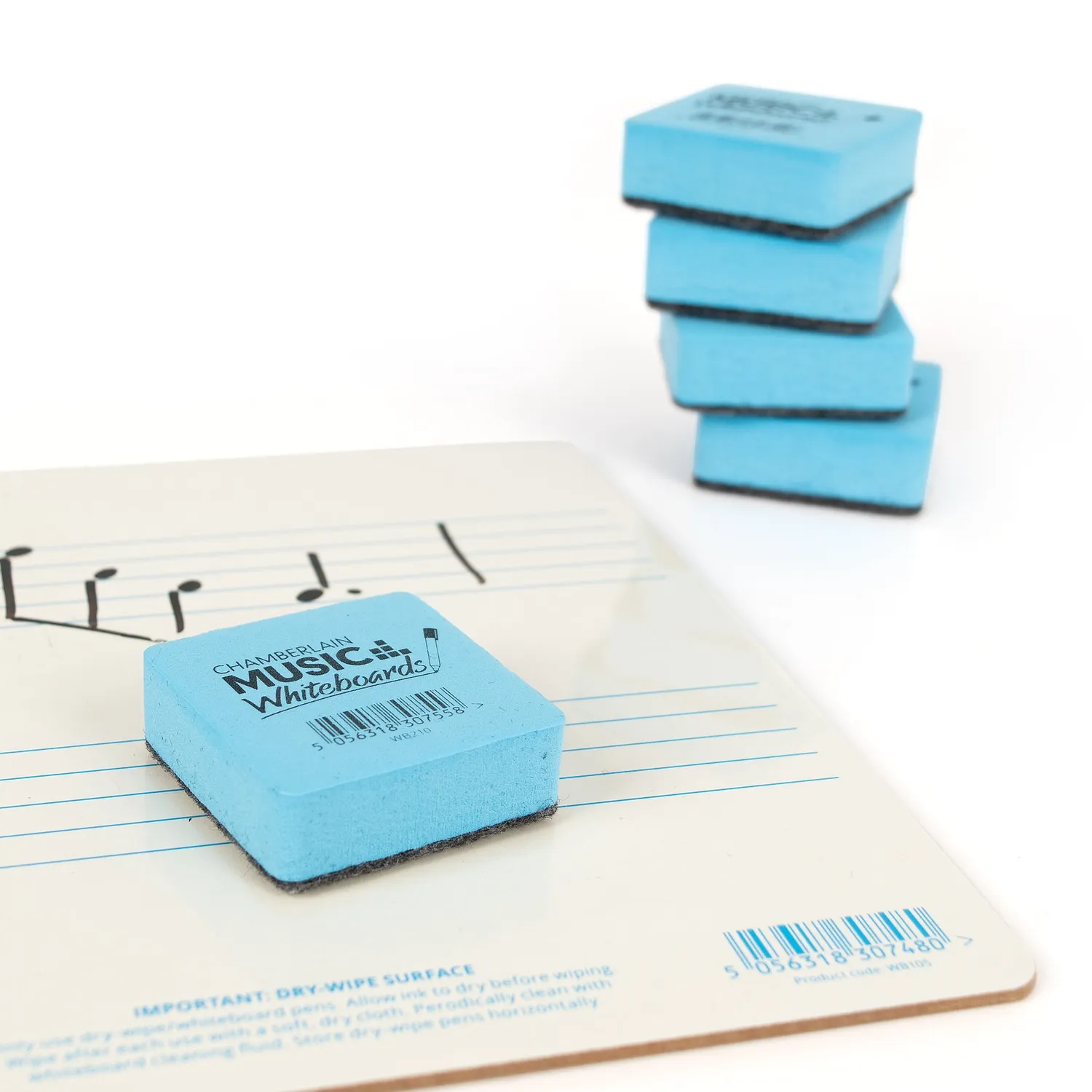 Chamberlain Music whiteboardwisser 5x5 cm per stuk