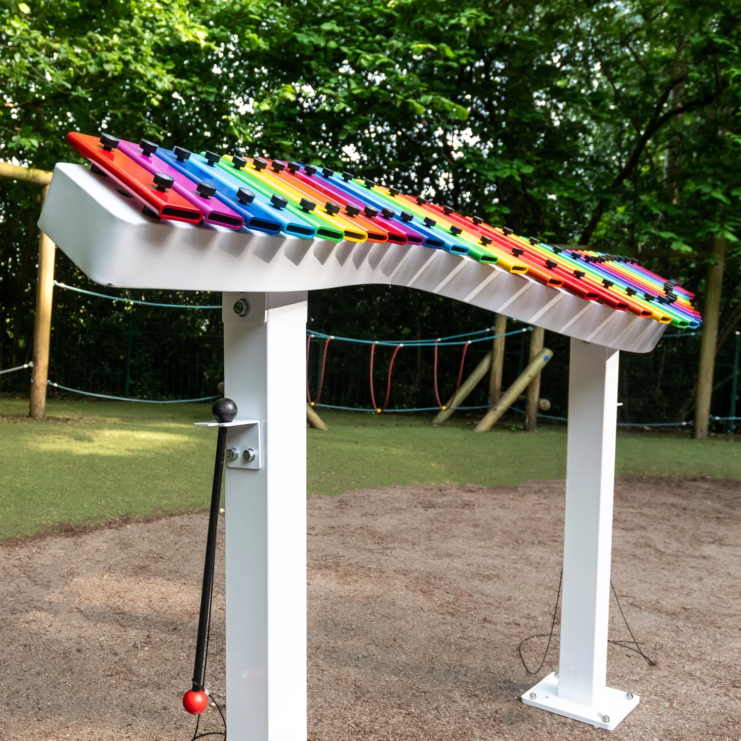 Percussion Plus Duo Wave 30 xylofoon buiten regenboog