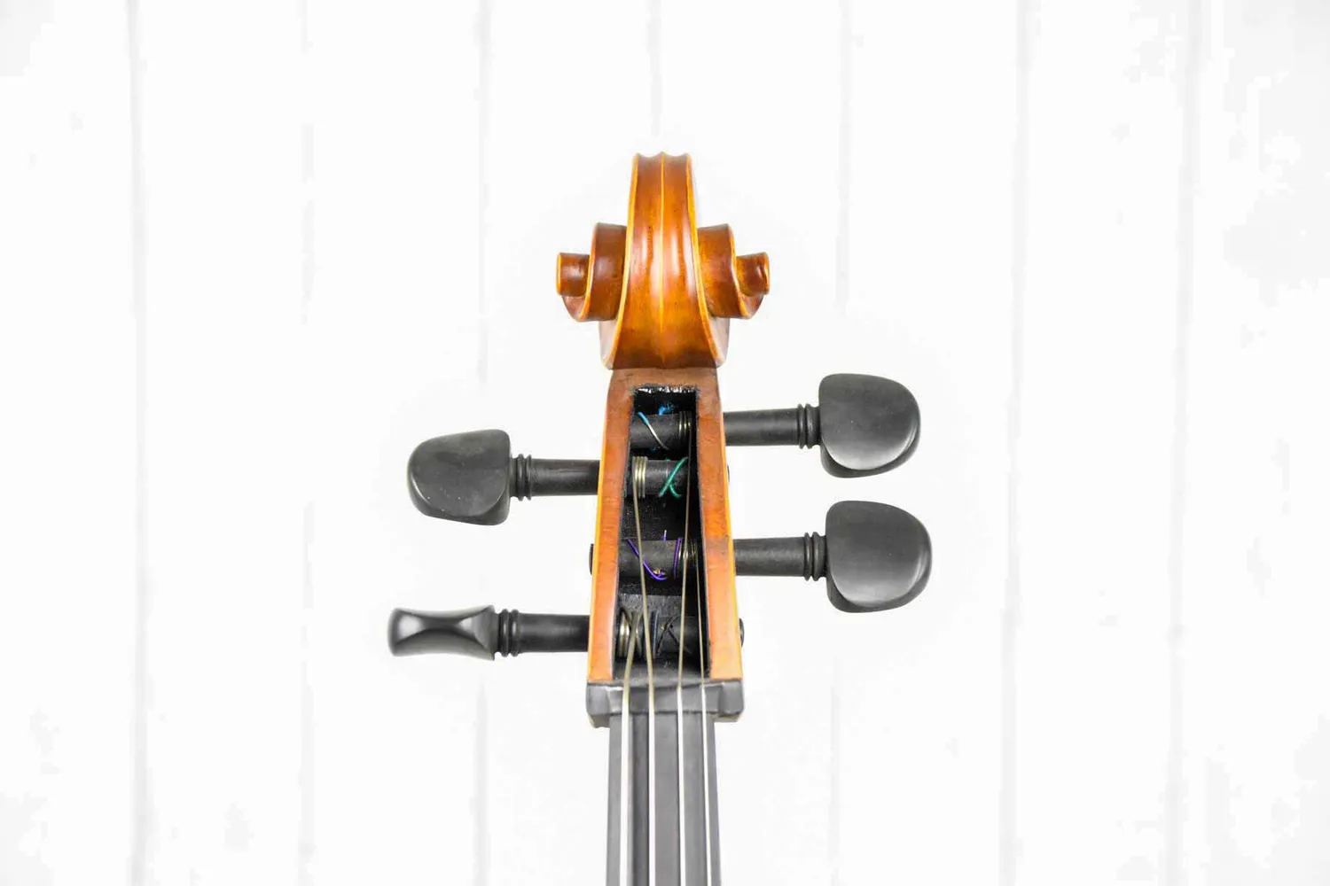 Main 1/2 cello startersset mat donker met strijkstok