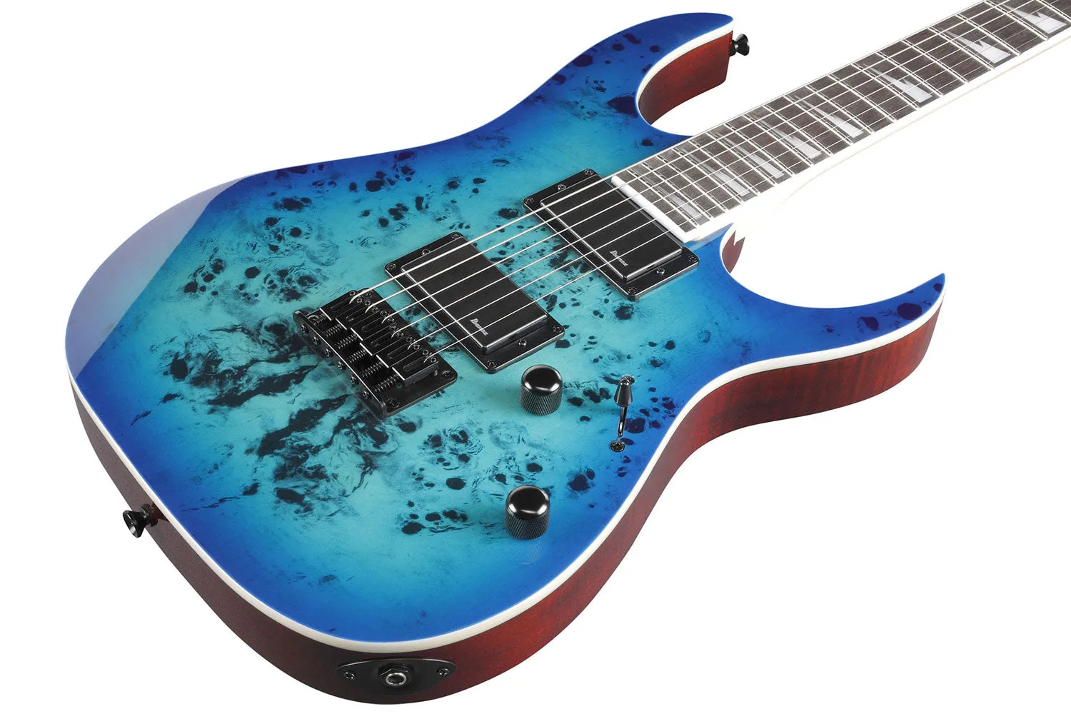 Ibanez GIO GRGR221PA-AQB elektrische gitaar Aqua Burst