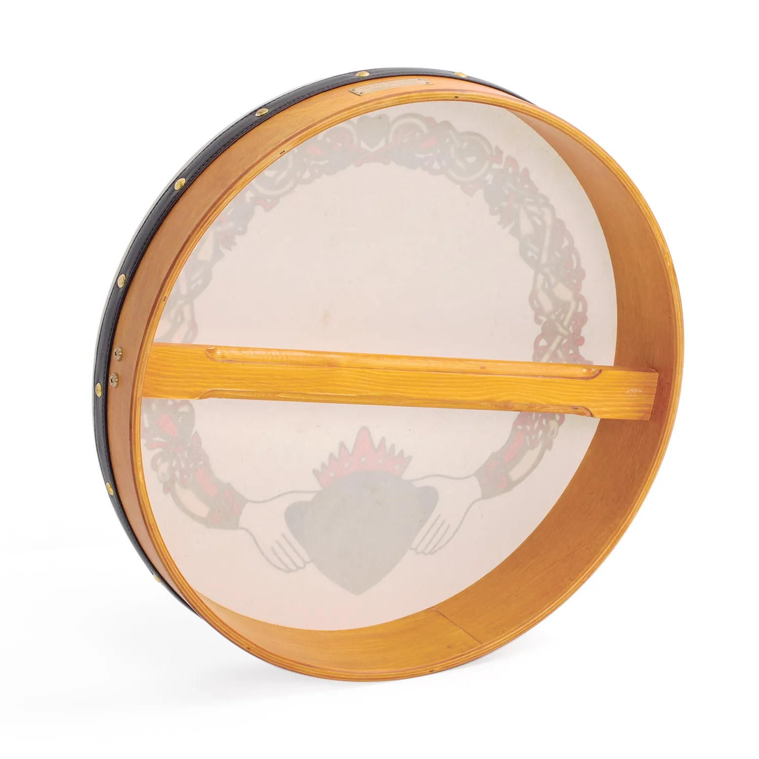 Percussion Plus Claddagh bodhran 18 inch met tas tipper dvd