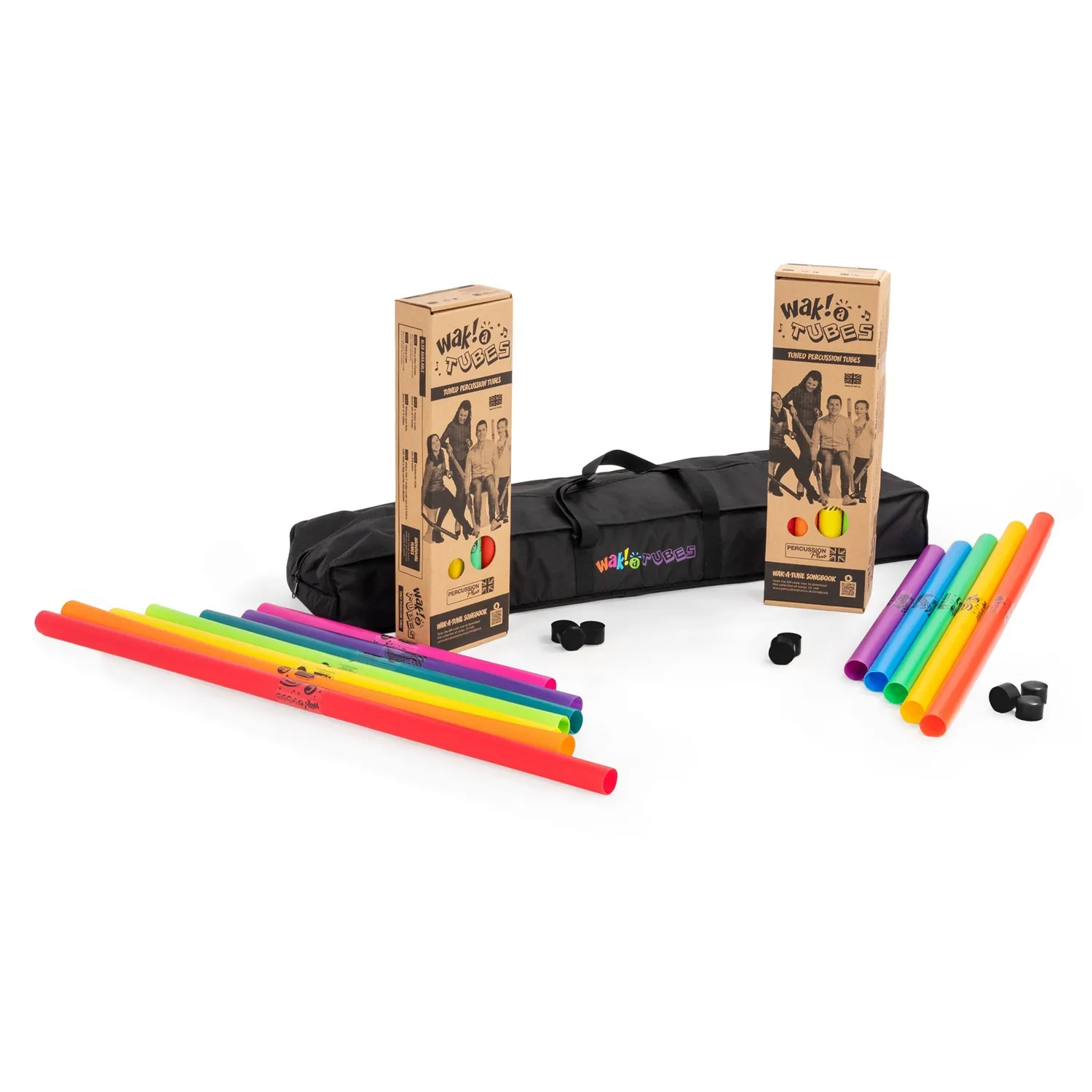 Wak-a-Tubes classroom pack 25 spelers 2 octaven met tas
