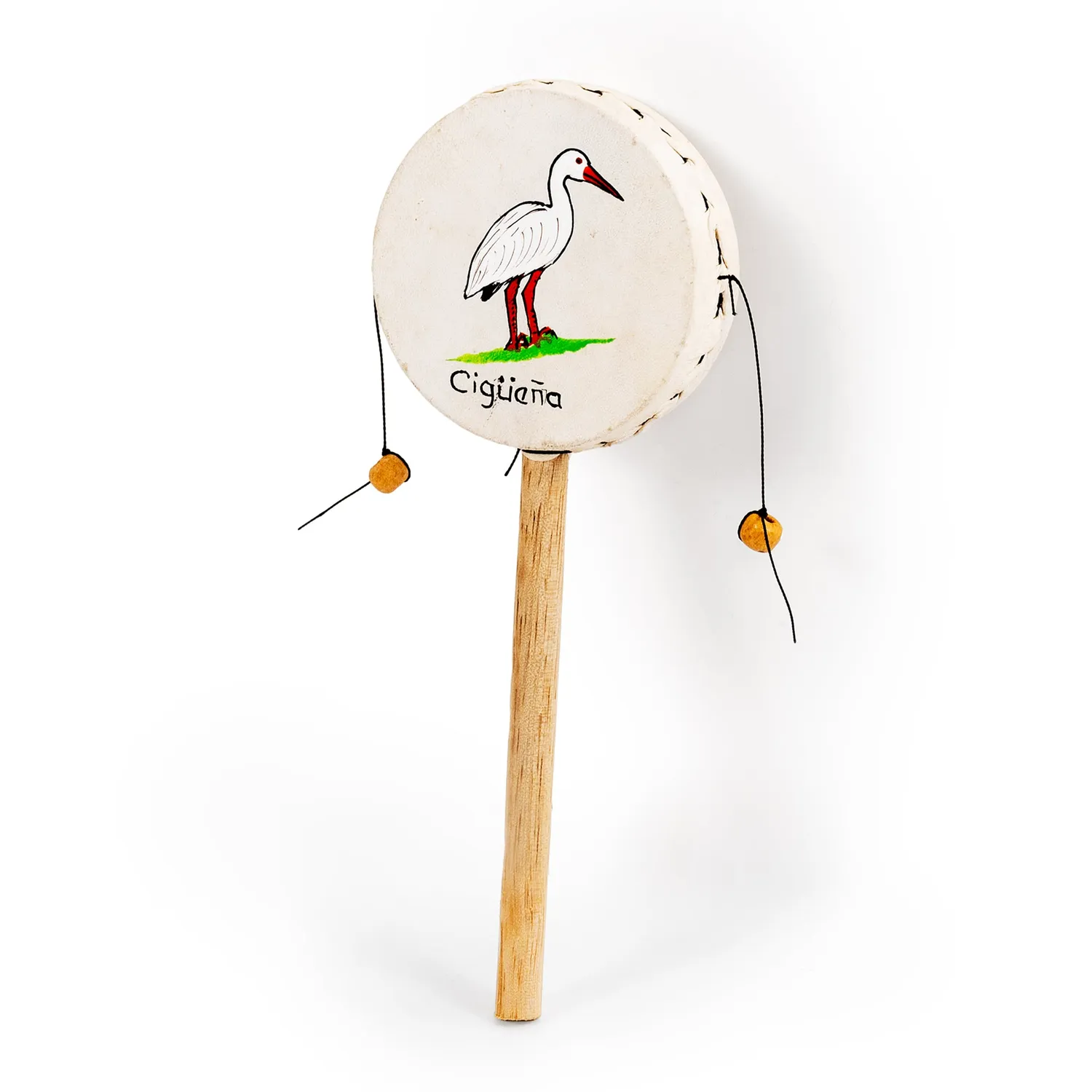 Percussion Plus Honestly Made apentrommel beschilderd hout